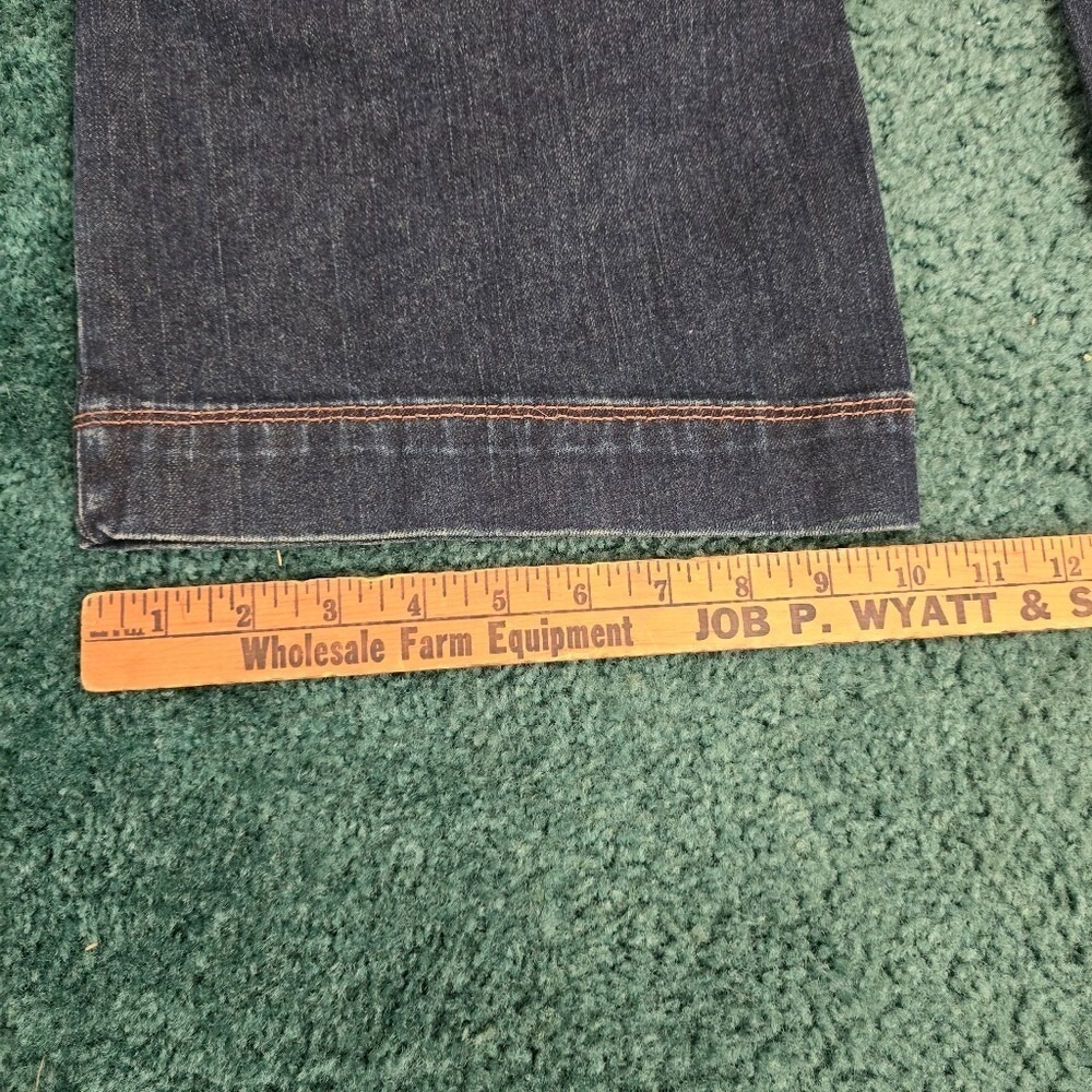 Cruel Girl Women's Jeans Sz 9 Rocky Mountain Clothing Wide Leg Pockets Stitching - Picture 7 of 11